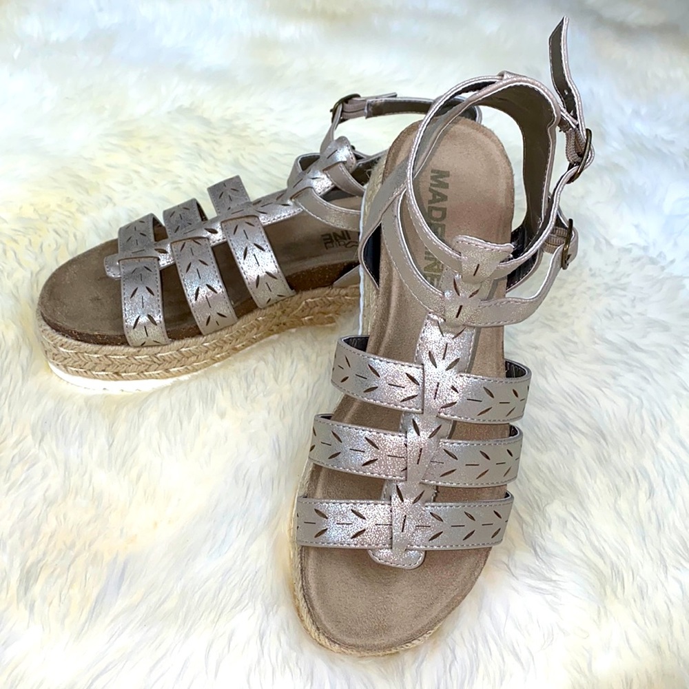 •girl MADELINE• KINDRED {bronze} Platform Espadrille Sandal |2.25” platform| 7